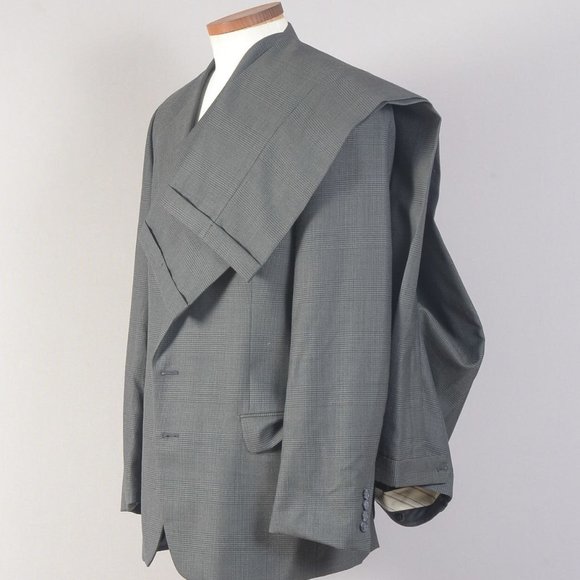 Joseph Abbaud Men's Suit Gray Plaid 43R